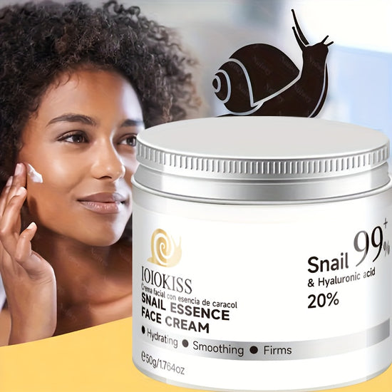 Face cream with 99% snail mucin.