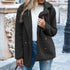 Loose Lapel Fluffy Coat Winter Button Jacket Cardigan - Lifestil. www.Lifestil.net
