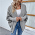 New Loose Knitted Sweater Solid Color Bat Sleeve Large Lapel Cardigan Autumn And Winter Fashion Jacket For Women Clothing - Lifestil. www.Lifestil.net