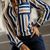 Elegant Striped Shirt - Lifestil. www.Lifestil.net