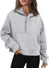 Zipper Hoodies Sweatshirts With Pocket Loose Sport Tops Long Sleeve Pullover Sweaters Winter Fall Outfits Women Clothing - Lifestil. www.Lifestil.net
