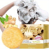 Ginger shampoo bar - Natural squalane on a vegetable basis, without alcoho - Lifestil. www.Lifestil.net