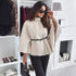 New Stand Collar Batwing Sleeves Cloak Top With Belt Ins Fashion Temperament Jacket Woolen Sweater Outwear For Women Clothing - Lifestil. www.Lifestil.net
