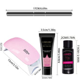 Acrylic UV Gel Extension Nail Gel Kit Fast Building Gel - Lifestil. www.Lifestil.net