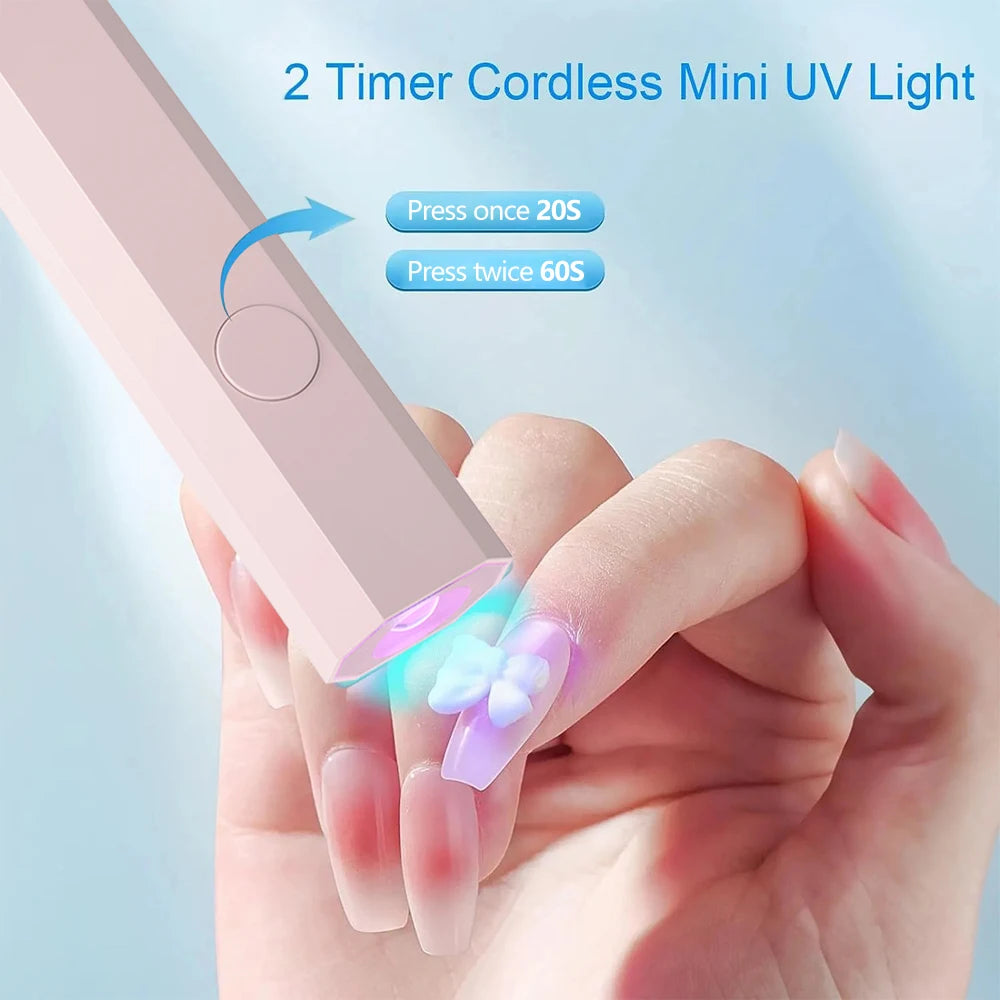 Portable Nail Dryer Machine USB Mini Nail Dryer Lamp UV LED - Lifestil. www.Lifestil.net