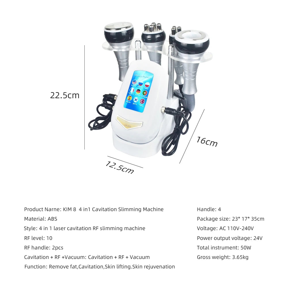 4 in 1 Ultrasonic Massage Machine Body Slimming Machine - Lifestil. www.Lifestil.net
