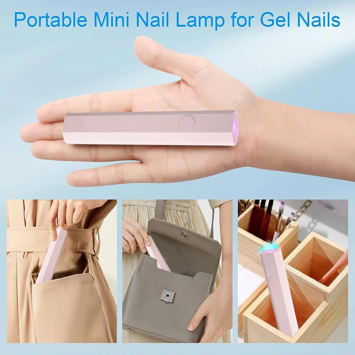 Portable Nail Dryer Machine USB Mini Nail Dryer Lamp UV LED - Lifestil. www.Lifestil.net