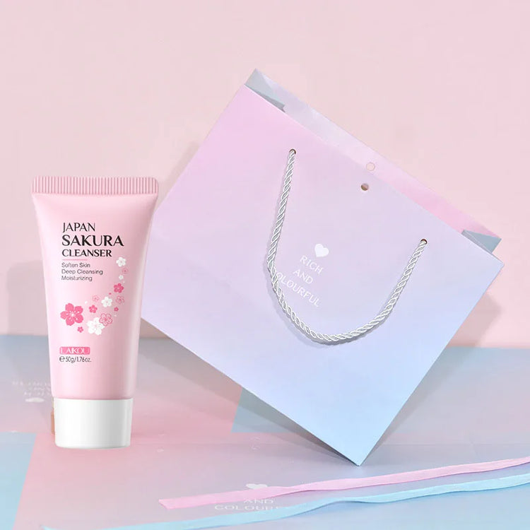 LAIKOU Japan Sakura Skincare Set Moisturizing Anti - Lifestil. www.Lifestil.net