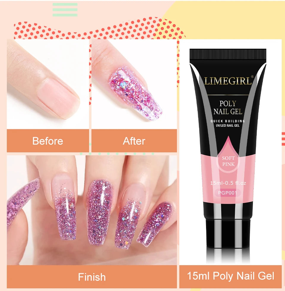 Acrylic UV Gel Extension Nail Gel Kit Fast Building Gel - Lifestil. www.Lifestil.net