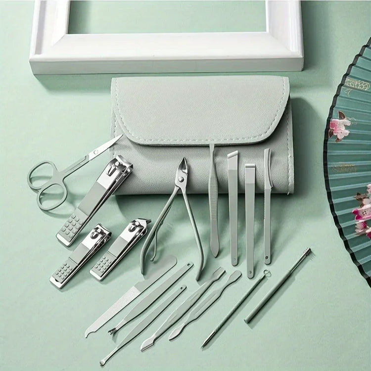 16pcs Professional Nail Clippers and Cuticle Nippers Set - Lifestil. www.Lifestil.net