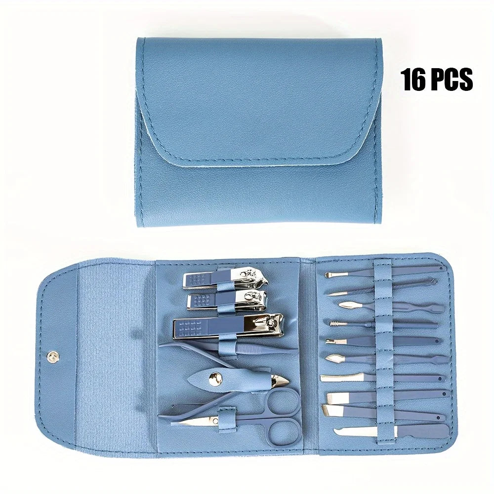16pcs Professional Nail Clippers and Cuticle Nippers Set - Lifestil. www.Lifestil.net