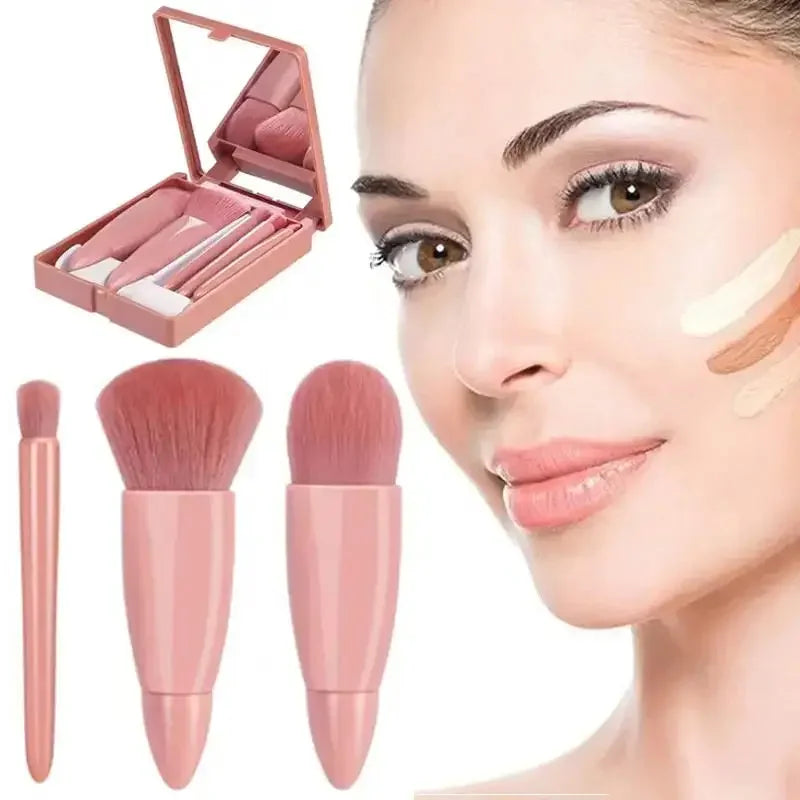 5pcs Travel Size Makeup Brushes Set Mini Complete Function - Lifestil. www.Lifestil.net