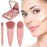 5pcs Travel Size Makeup Brushes Set Mini Complete Function - Lifestil. www.Lifestil.net