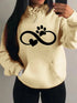 Creative sweatshirt with a cat&