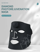 Professional Led Light Therapy Facial Mask Black Led Red - Lifestil. www.Lifestil.net