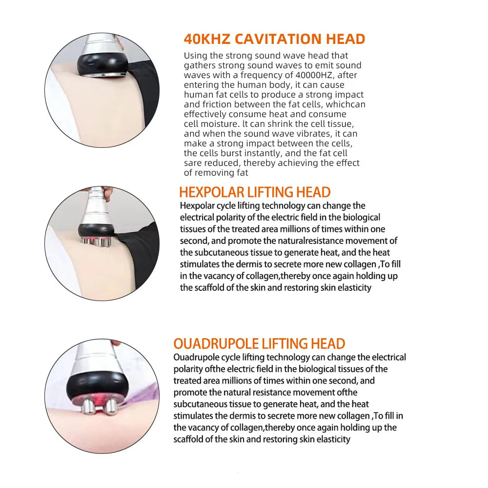 Missheart 6-in-1 Professional KIM 8 40K Cavitation Machine Fast Shipping) - Lifestil. www.Lifestil.net