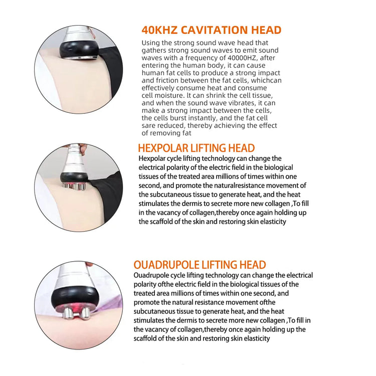 Missheart 6-in-1 Professional KIM 8 40K Cavitation Machine Fast Shipping) - Lifestil. www.Lifestil.net