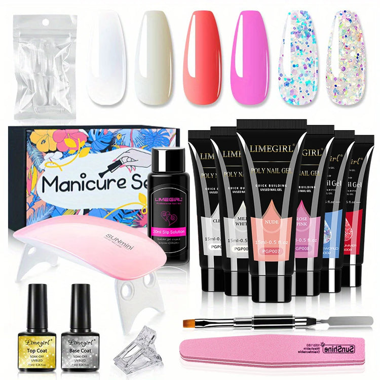 Acrylic UV Gel Extension Nail Gel Kit Fast Building Gel - Lifestil. www.Lifestil.net