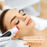 Ultrasonic Skin Scrubber 5 Modes LED Red Blue Light EMS - Lifestil. www.Lifestil.net