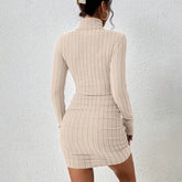New Style Solid Dresses Autumn Winter Women Long Sleeves - Lifestil. www.Lifestil.net