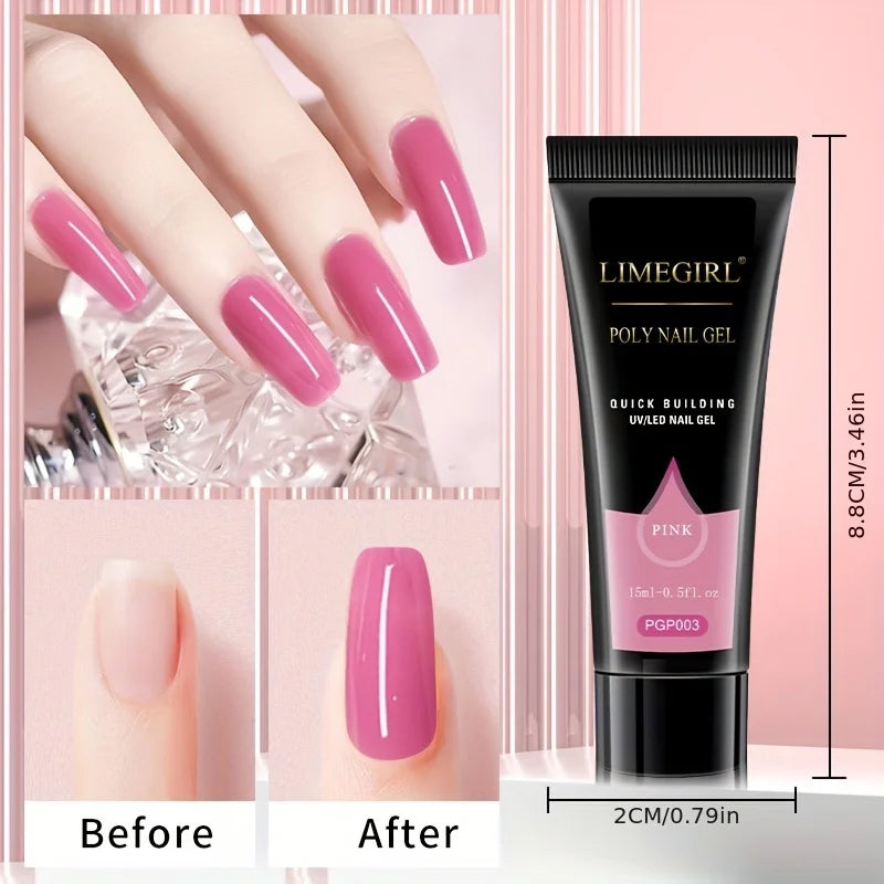 Acrylic UV Gel Extension Nail Gel Kit Fast Building Gel - Lifestil. www.Lifestil.net