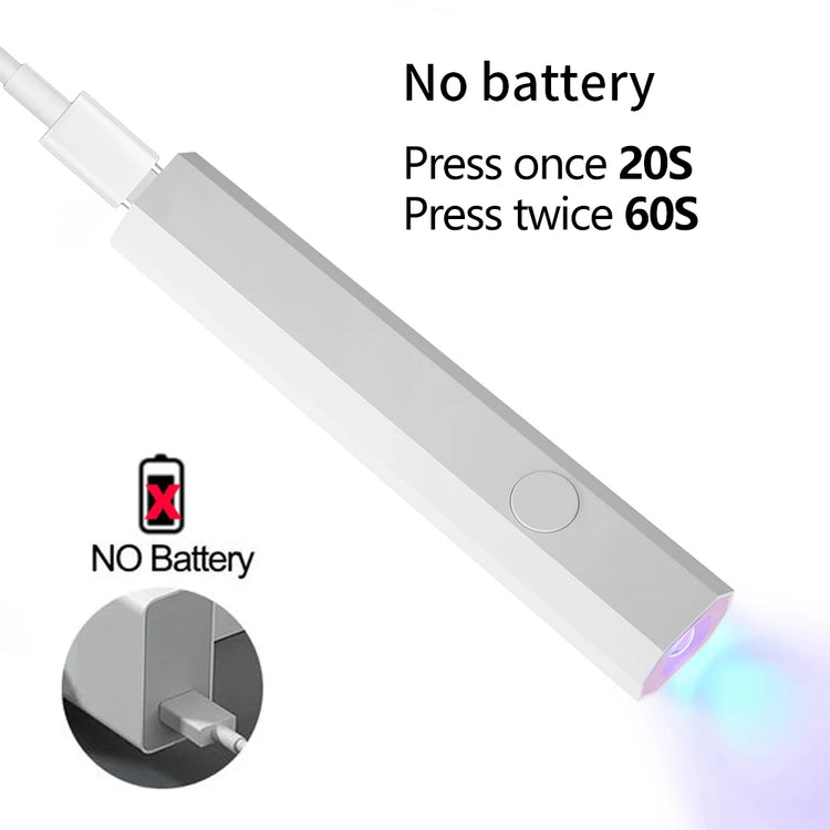 Portable Nail Dryer Machine USB Mini Nail Dryer Lamp UV LED - Lifestil. www.Lifestil.net