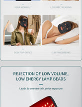 Professional Led Light Therapy Facial Mask Black Led Red - Lifestil. www.Lifestil.net