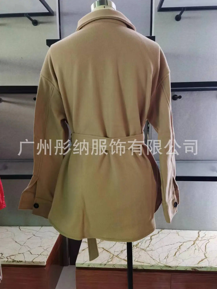 New 2025 Elegant Stylish Solid Color Fashionable Short Coat - Lifestil. www.Lifestil.net
