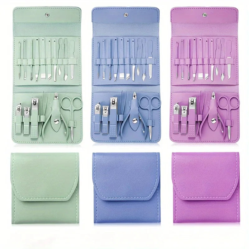 16pcs Professional Nail Clippers and Cuticle Nippers Set - Lifestil. www.Lifestil.net