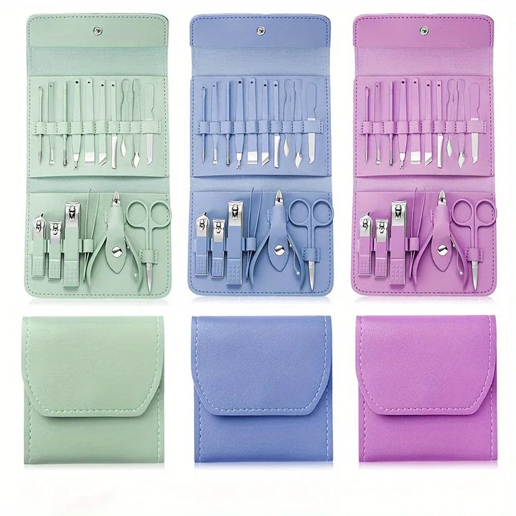 16pcs Professional Nail Clippers and Cuticle Nippers Set - Lifestil. www.Lifestil.net