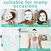 Professional Led Light Therapy Facial Mask Black Led Red - Lifestil. www.Lifestil.net