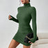 New Style Solid Dresses Autumn Winter Women Long Sleeves - Lifestil. www.Lifestil.net