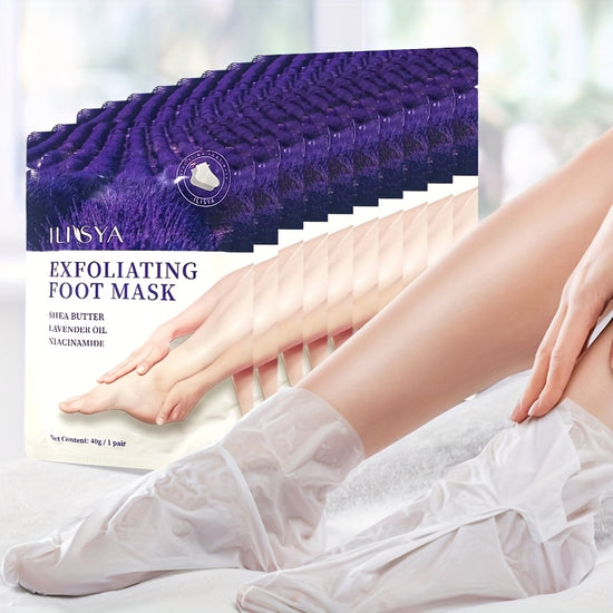 Lavender Foot Mask Moisturizing for Dry, Cracked Feet