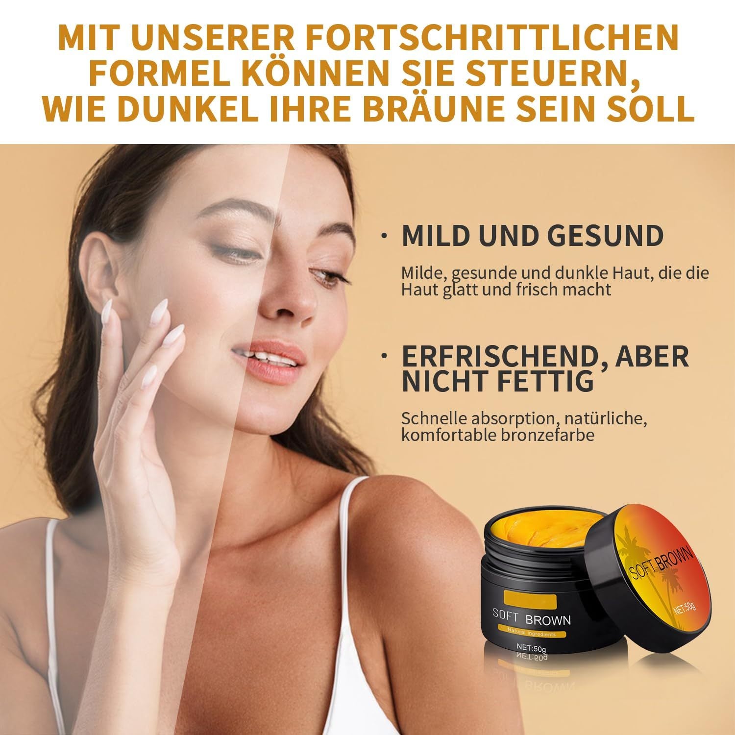 Suntanning Beauty Cream For Even Skin Tone Self Tanning - Lifestil. www.Lifestil.net