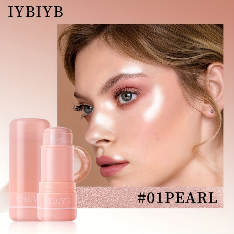 Gel highlighter stick with a volumetric matte finish