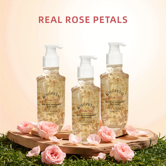 Blithe Time Shower Gel with Rose petals*3 pcs