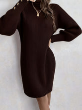 Long sleeve coat dress for winter