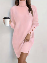 Long sleeve coat dress for winter