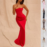 Fashion Style Slim Tube Top Long Dress Sexy Fashion Bandeau - Lifestil. www.Lifestil.net