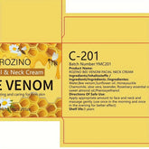 ROZINO Bee Venom Face & Neck Cream, 150g - Hypoallergenic, Moisturizing & Firming, Brightens Skin Tone, Smoothens Skin Texture, Anti-Wrinkle Skincare for Dry Skin, with Honey, Aloe Vera & Chamomile, for All Skin Types, Revita - Lifestil. www.Lifestil.net