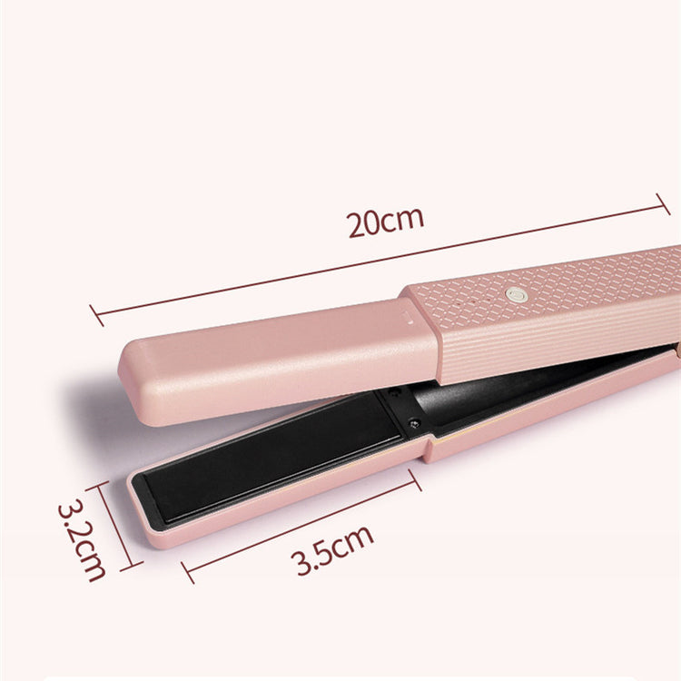 Hair Straightener Cordless Usb Hair Straightener Mini Ceramics Hair Curler 3 Constant Temperature Portable Flat Iron For Travel - Lifestil. www.Lifestil.net