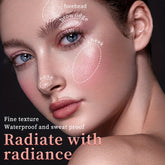 Gel highlighter stick with a volumetric matte finish