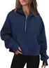 Zipper Hoodies Sweatshirts With Pocket Loose Sport Tops Long Sleeve Pullover Sweaters Winter Fall Outfits Women Clothing - Lifestil. www.Lifestil.net