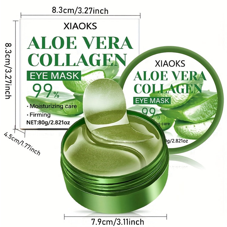 Aloe Vera Eye Mask - 60 sheets, Moisturizing and Firming Eye Mask - Lifestil. www.Lifestil.net