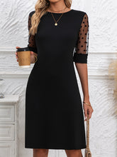 elegant black lace dress