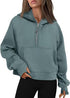 Zipper Hoodies Sweatshirts With Pocket Loose Sport Tops Long Sleeve Pullover Sweaters Winter Fall Outfits Women Clothing - Lifestil. www.Lifestil.net