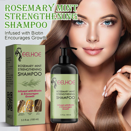 Rosemary Mint Strengthening Shampoo – Biotin for Hair Growth & Restoration