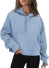 Zipper Hoodies Sweatshirts With Pocket Loose Sport Tops Long Sleeve Pullover Sweaters Winter Fall Outfits Women Clothing - Lifestil. www.Lifestil.net