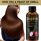 2pcs*100g Biotin Rosemary Onion Trio Shampoo & Conditioner Set, with Plant Keratin and Argan Oil Core Ingredients, Rich Lather for Easy Rinse, Removes Loose Dandruff, Strengthens Hair, Repairs Split Ends, Restores Dry/Damaged - Lifestil. www.Lifestil.net
