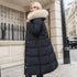 Winter Long Jacket with Fur Hood